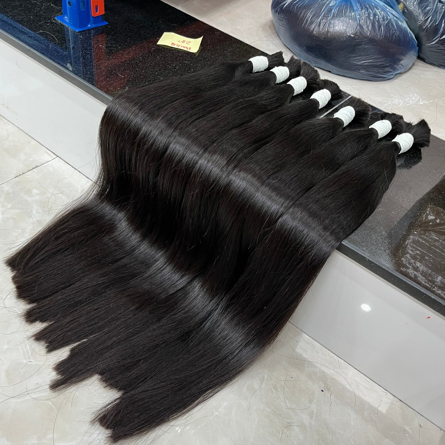 Cabelo liso selado 100 gramas