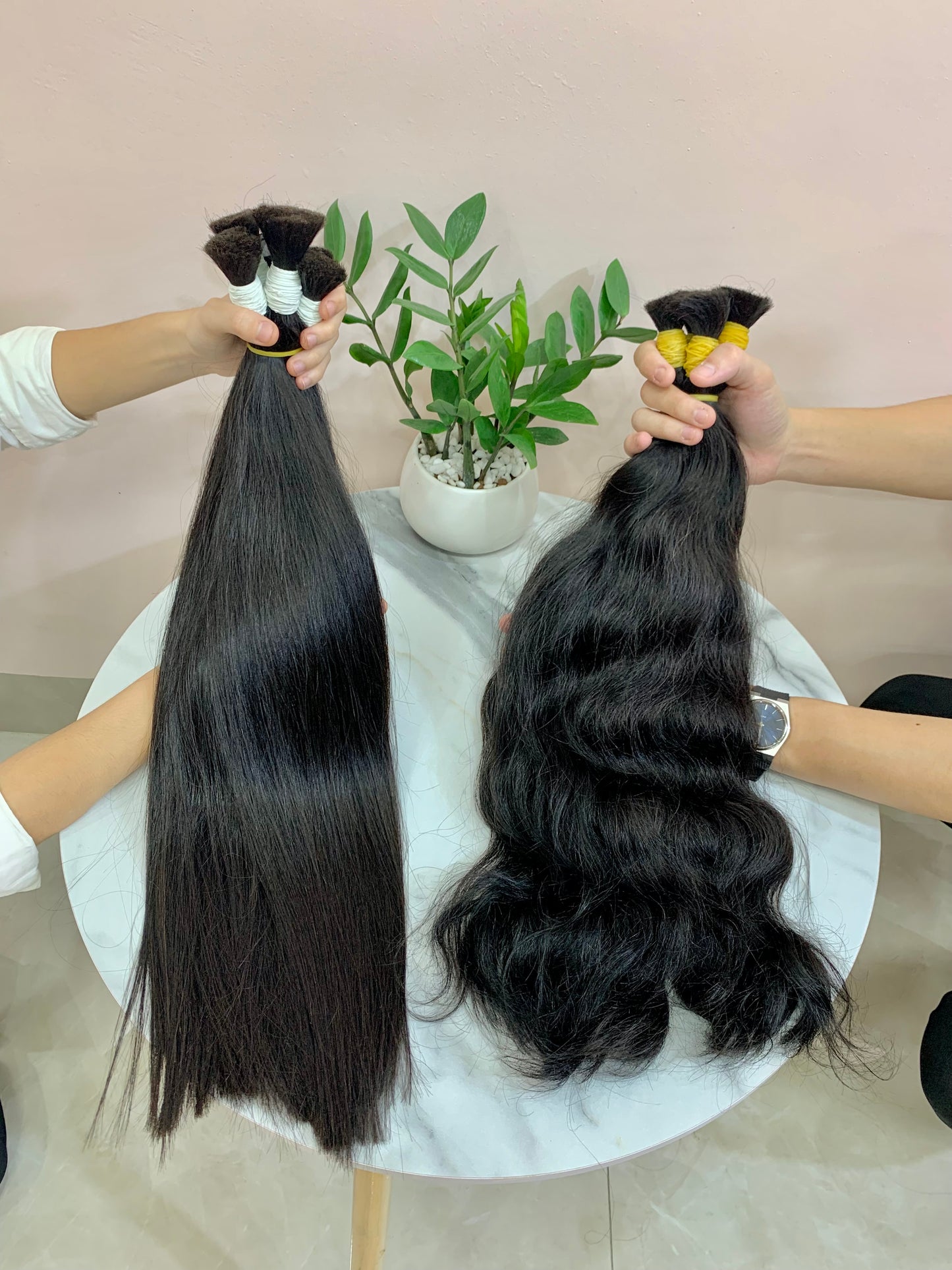 Cabelo liso selado 100 gramas