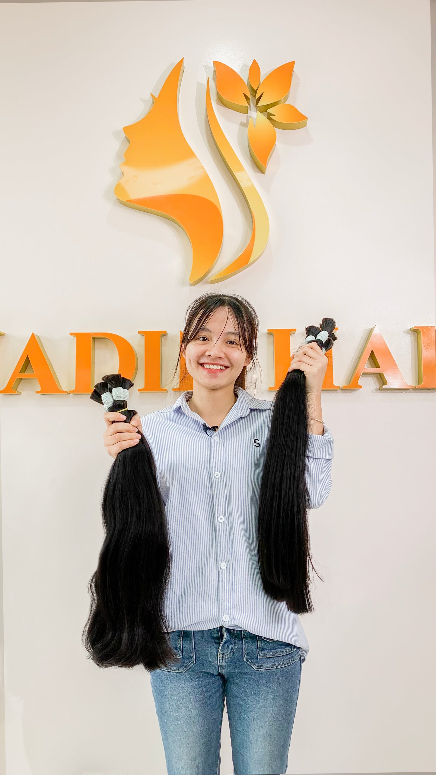 Cabelo liso selado 100 gramas