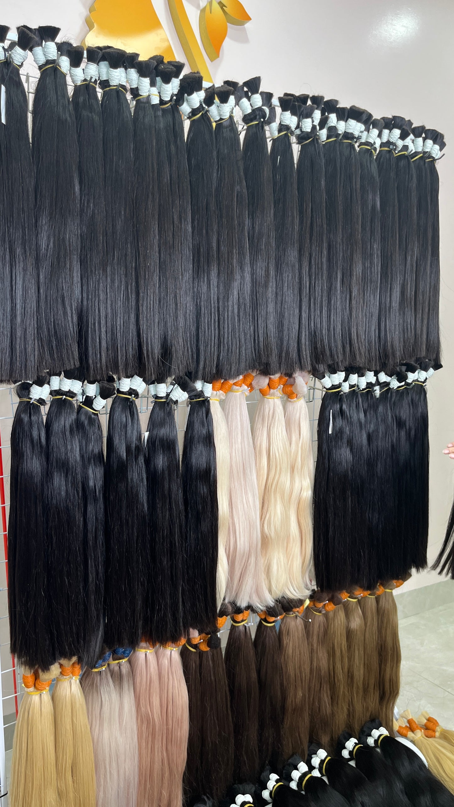 Sealed straight hair 100 grams